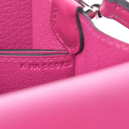 Hermes Evercolor Mini Sac Roulis Rose Pourpre 7 of 10