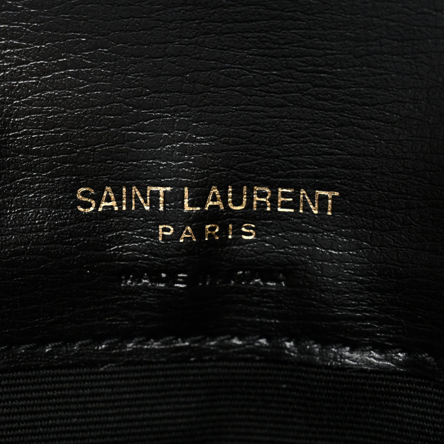 Calfskin Monogram Cassandre Phone Holder With Strap Black