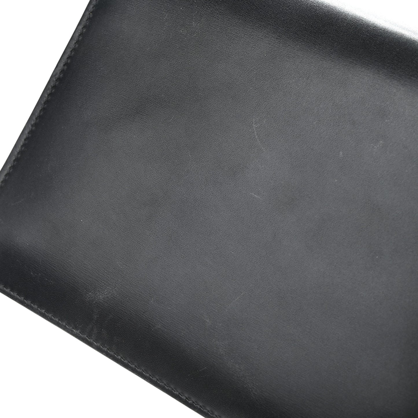 Smooth Calfskin Monogram Cassandra Clasp Bag Black