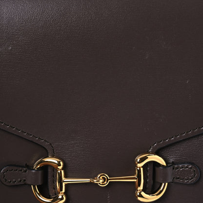 Gucci Boarded Plutone Calfskin Mini Horsebit 1955 Crossbody Bag New Acero 8 of 15