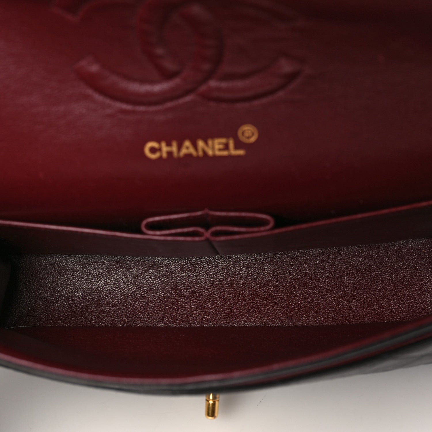 Chanel Lambskin Quilted Medium Double Flap Black 5 of 12