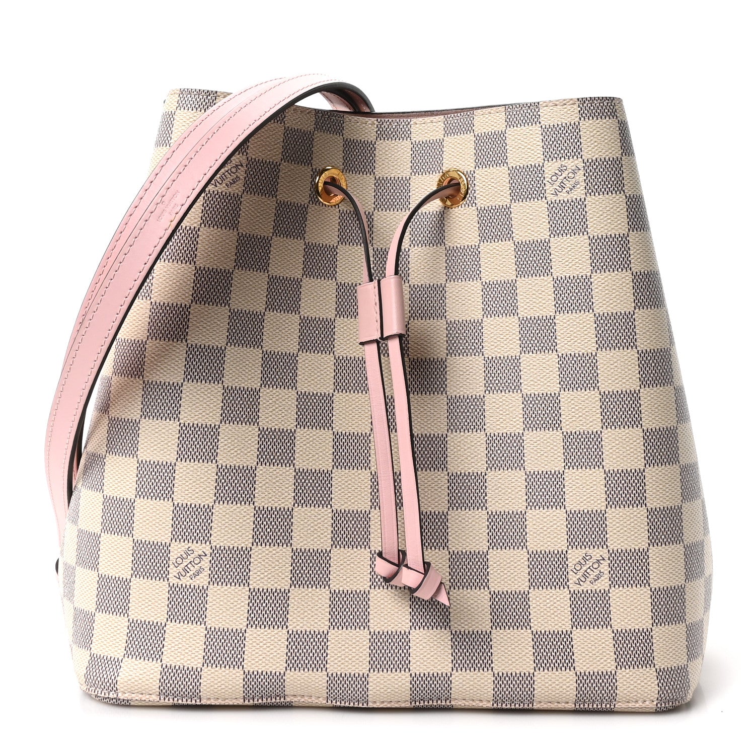 Louis Vuitton Damier Azur Neonoe MM Eau De Rose 1 of 10