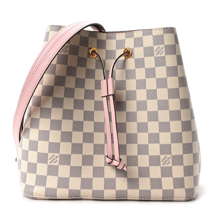 Louis Vuitton Damier Azur Neonoe MM Eau De Rose 1 of 10