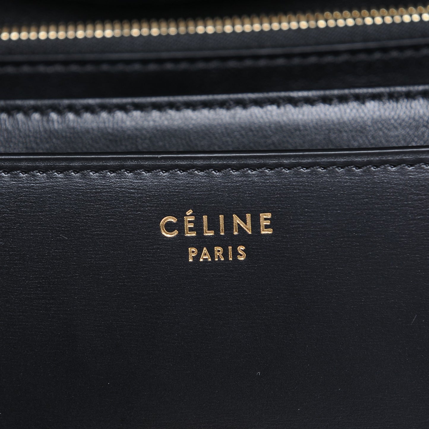 Box Calfskin Medium Classic Box Flap Bag Black