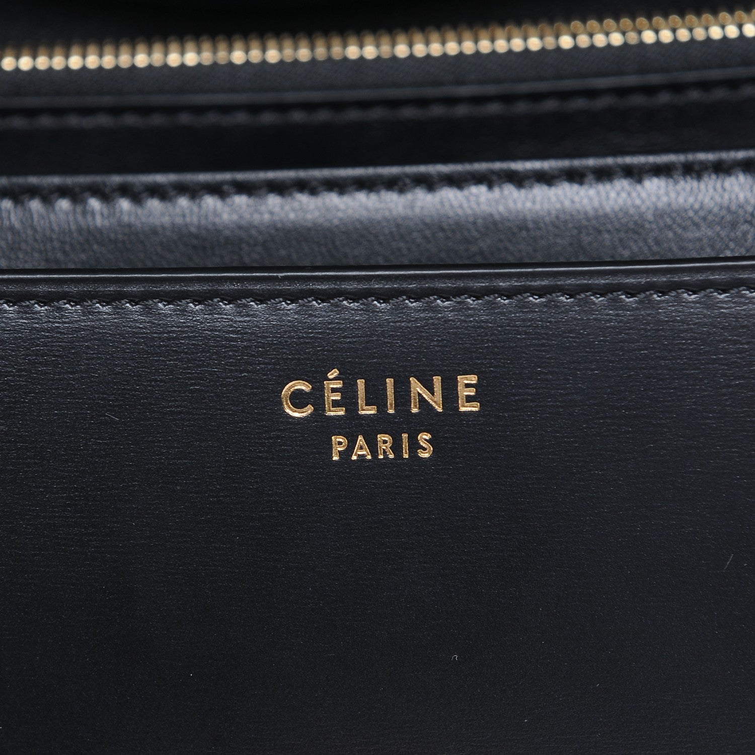 Celine Box Calfskin Medium Classic Box Flap Bag Black 7 of 7