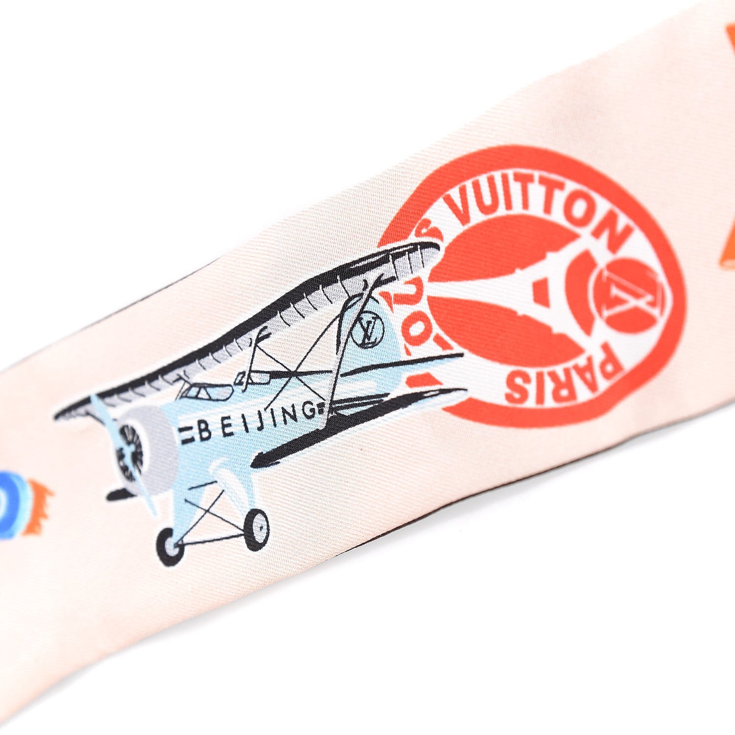 Silk Monogram World Tour Stickers BB Bandeau Nude