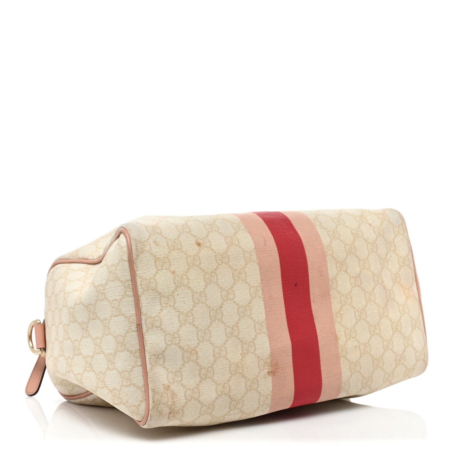 GG Plus Monogram Web Stripe Medium Joy Boston Pink