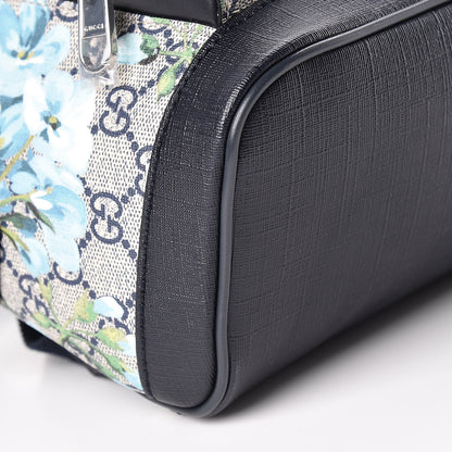 Gucci GG Supreme Monogram Blooms Small Day Backpack Blue 9 of 10