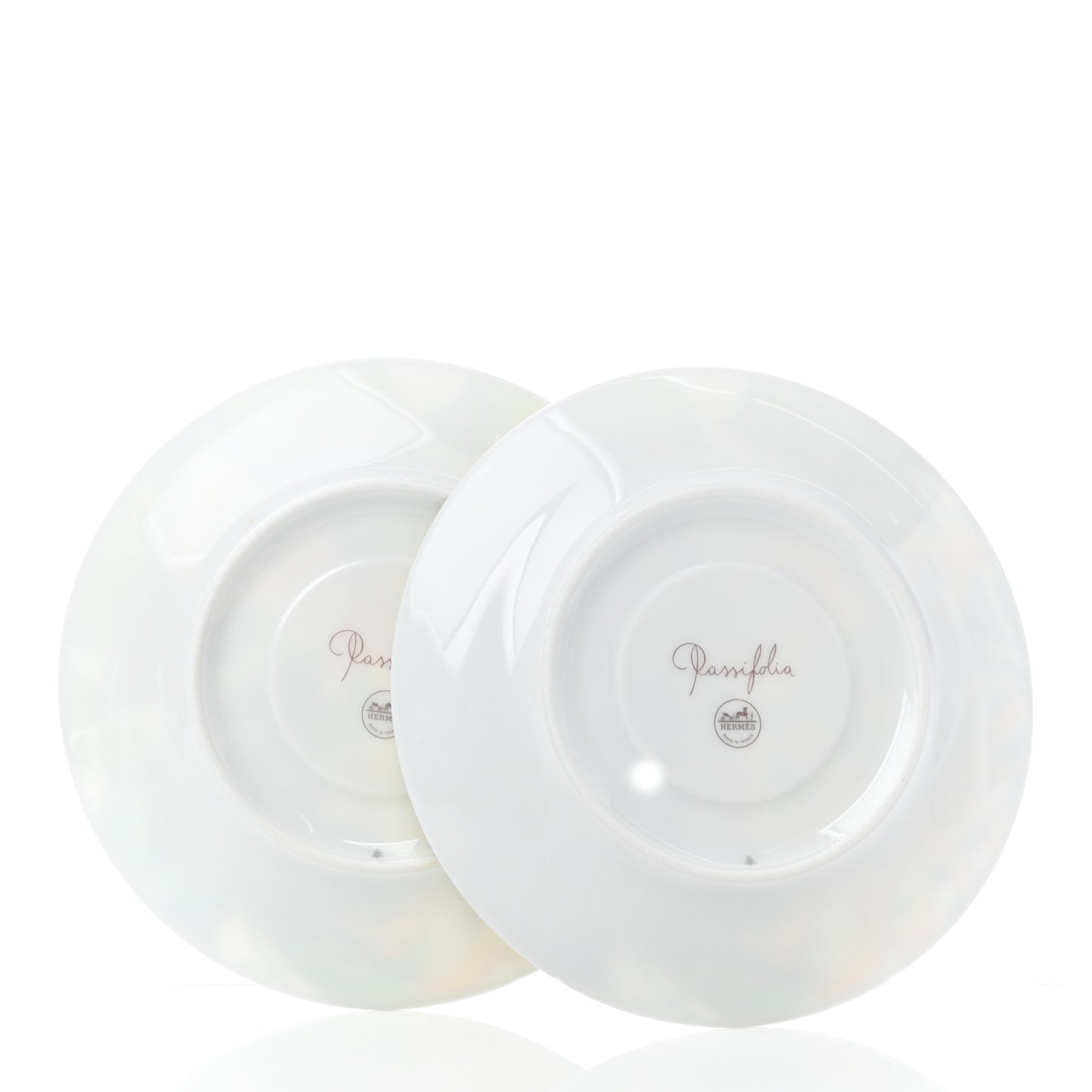 Porcelain Passifolia Tea Cup And Saucer Set Of 2