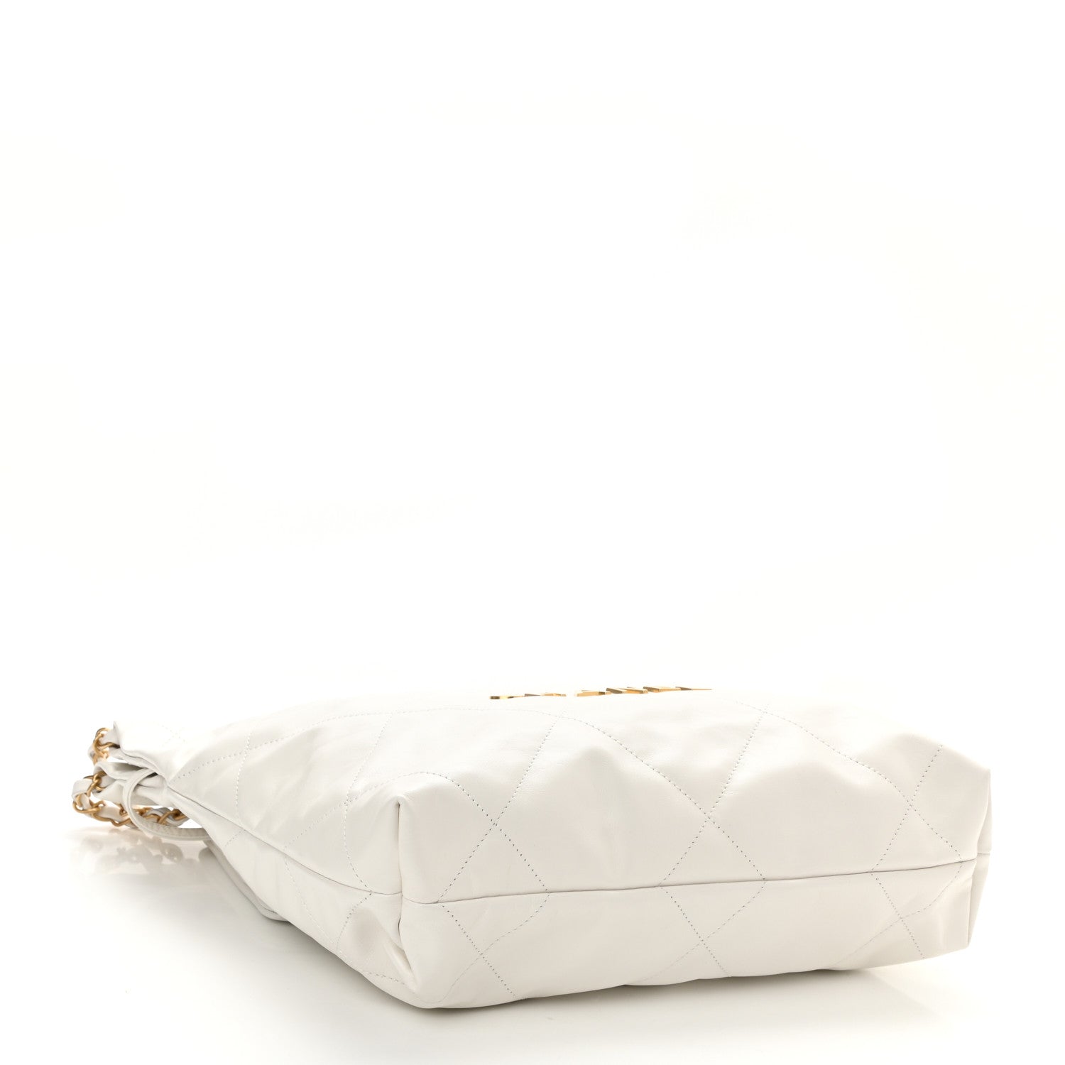 Chanel Shiny Calfskin Quilted Small Chanel 22 White 4 of 9
