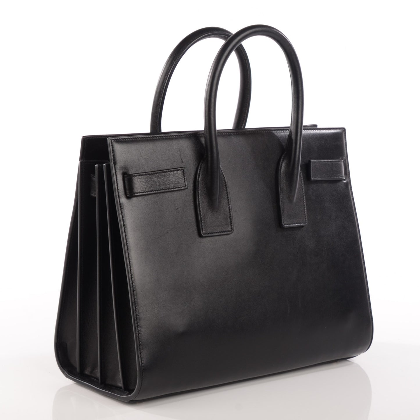 Calfskin Small Sac De Jour Black