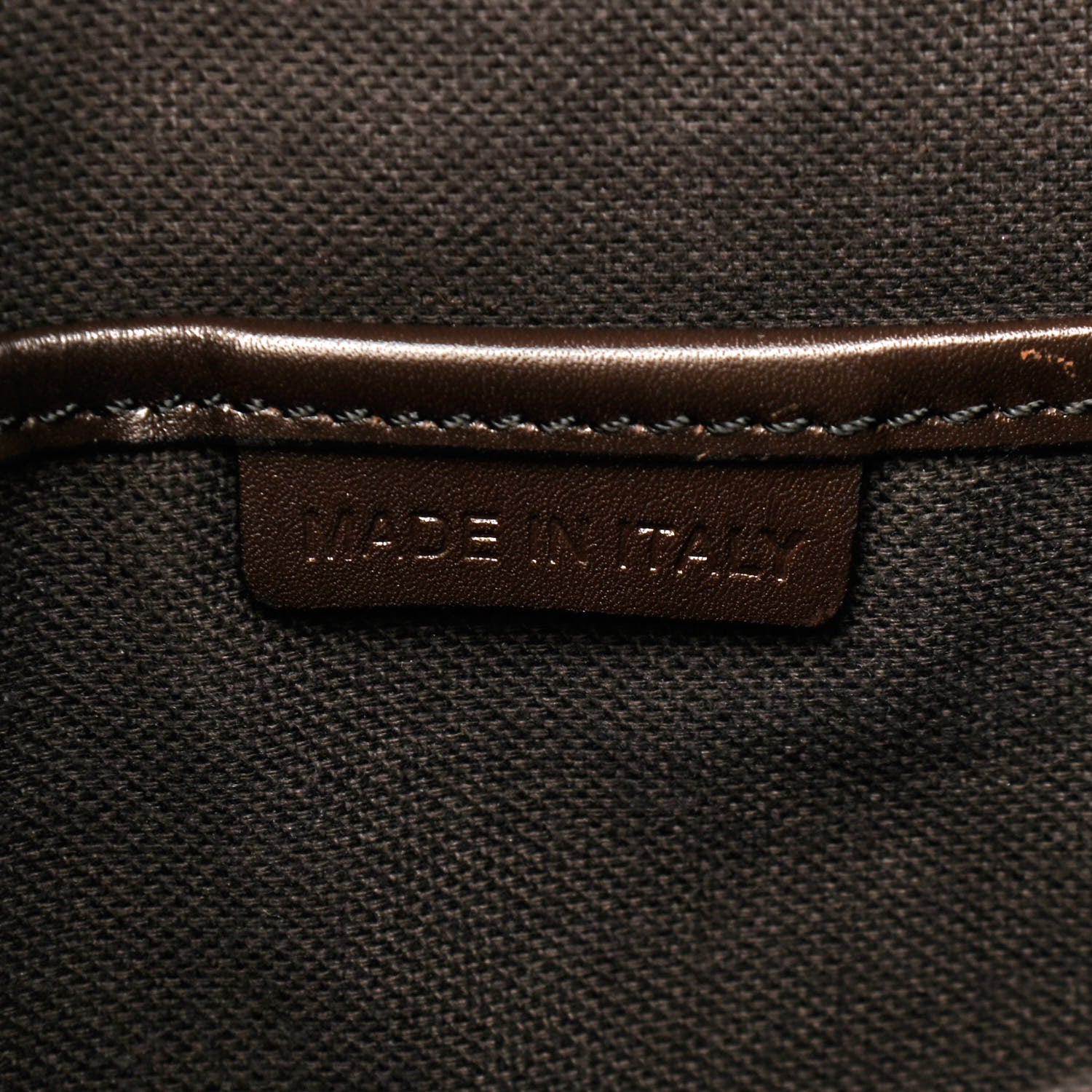 Burberry Haymarket Check Small Onslow Tote Chocolate 9 of 13
