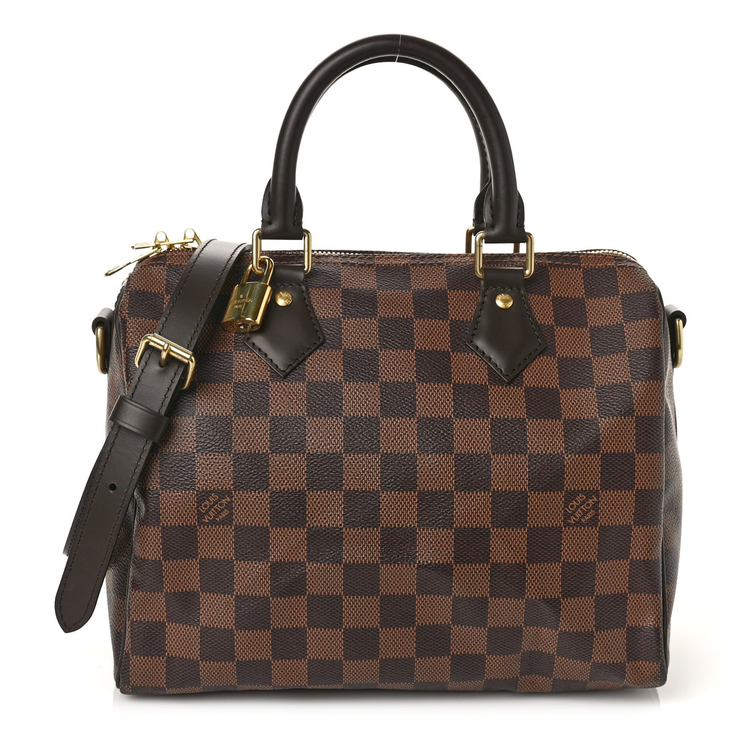 Damier Ebene Speedy Bandouliere 25