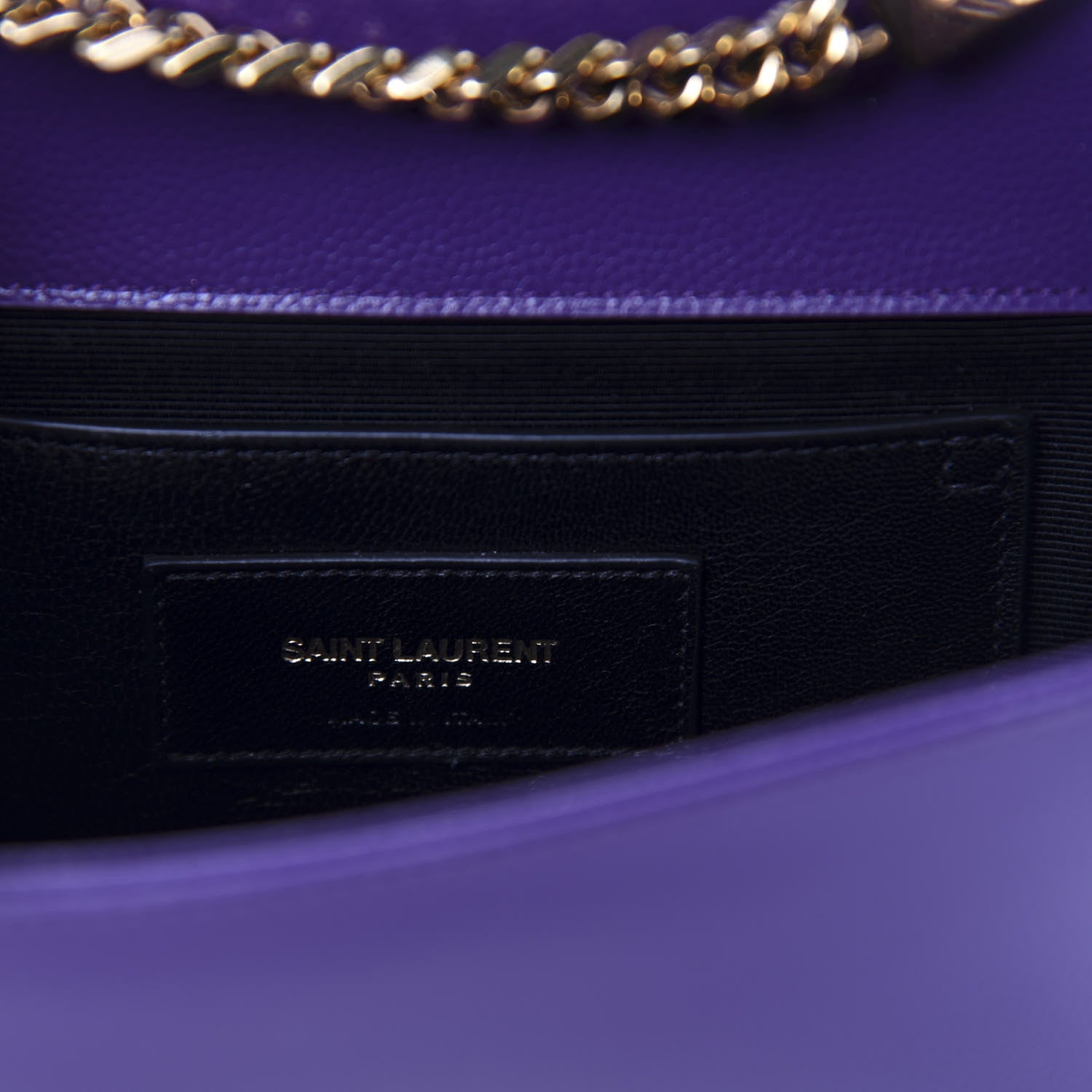 Saint Laurent Grain De Poudre Small Monogram Kate Satchel Lilac 8 of 10