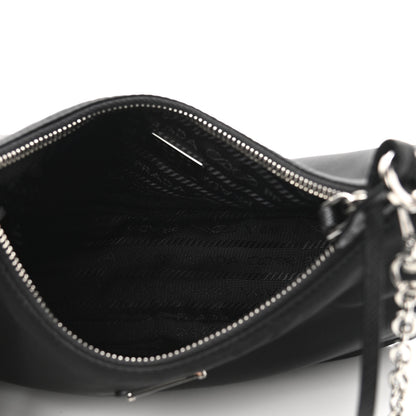 Prada Nylon Re-Edition 2005 Shoulder Bag Black 5 of 10