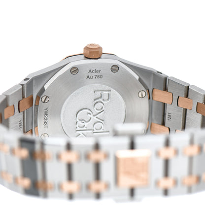 Audemars Piguet Stainless Steel 18K Rose Gold Diamond 33mm Royal Oak Quartz Watch White 67651SR.ZZ.1261SR.01 4 of 5