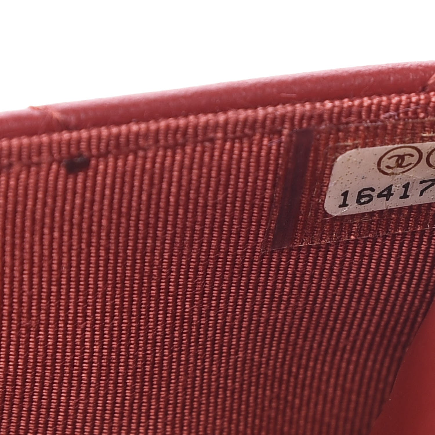 Chanel Lambskin Quilted Wallet On Chain WOC Red 8 of 13
