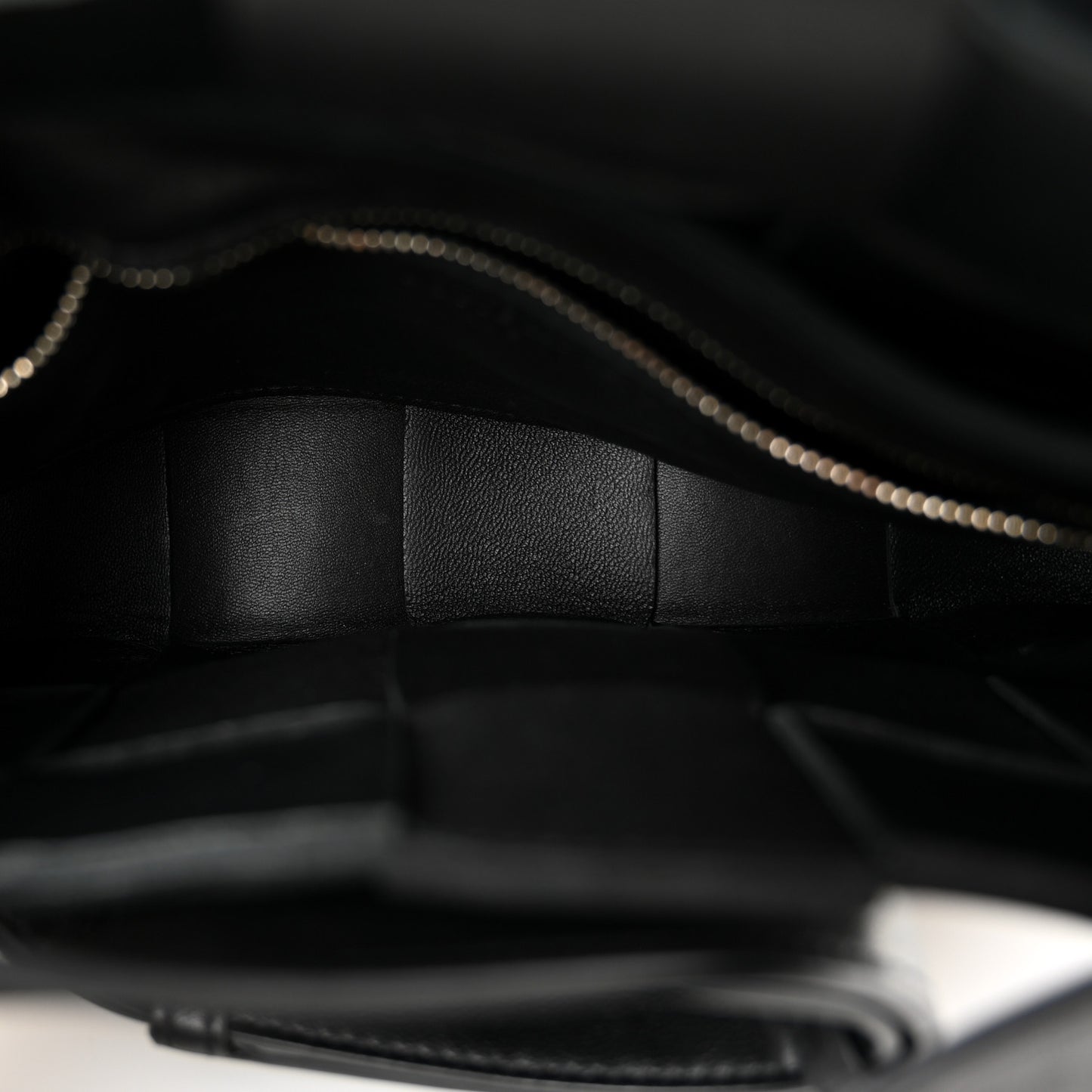Lambskin Maxi Intrecciato Cassette Crossbody Bag Black