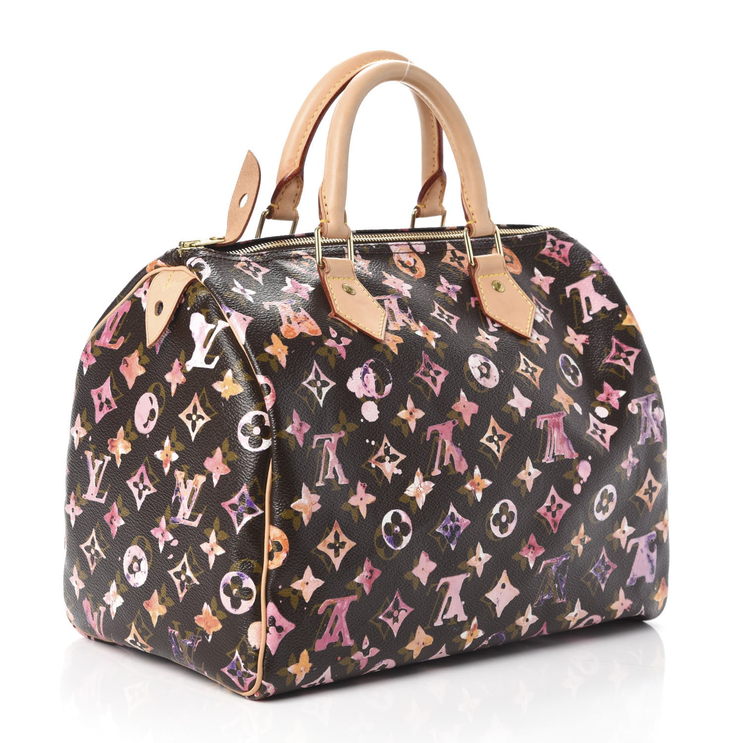 Louis Vuitton Watercolor Aquarelle Speedy 30 Brown 3 of 8