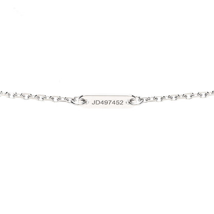 Van Cleef & Arpels 18K White Gold Diamond Mini Frivole Pendant Necklace 4 of 7