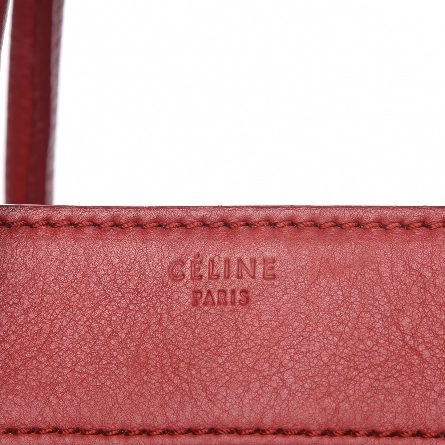 Supple Calfskin Medium Phantom Luggage Red