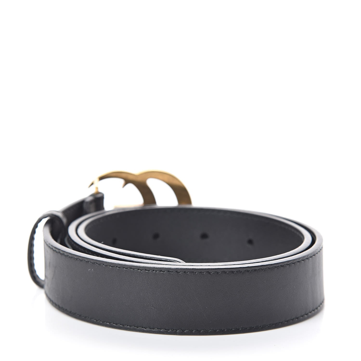 Gucci Calfskin Double G 30mm Belt 75 30 Black 3 of 6