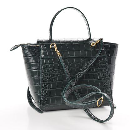Celine Calfskin Crocodile Embossed Nano Belt Bag Amazone 2 of 10