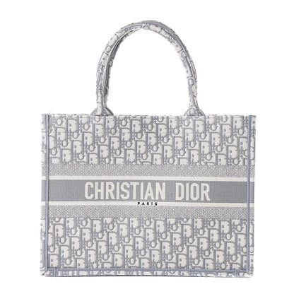 Christian Dior Oblique Medium Book Tote Grey 1 of 10