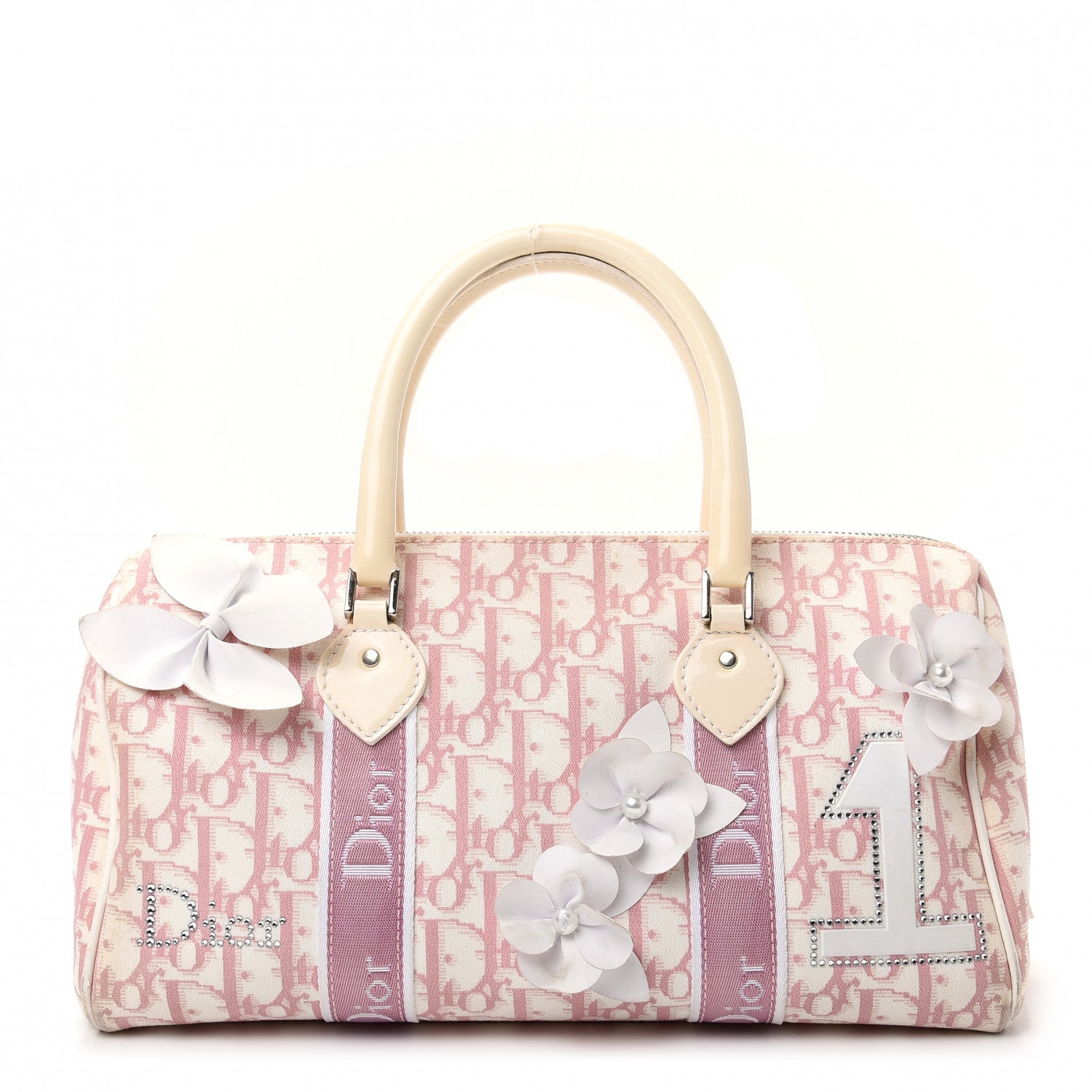Christian Dior Monogram Girly Boston Pink 1 of 13