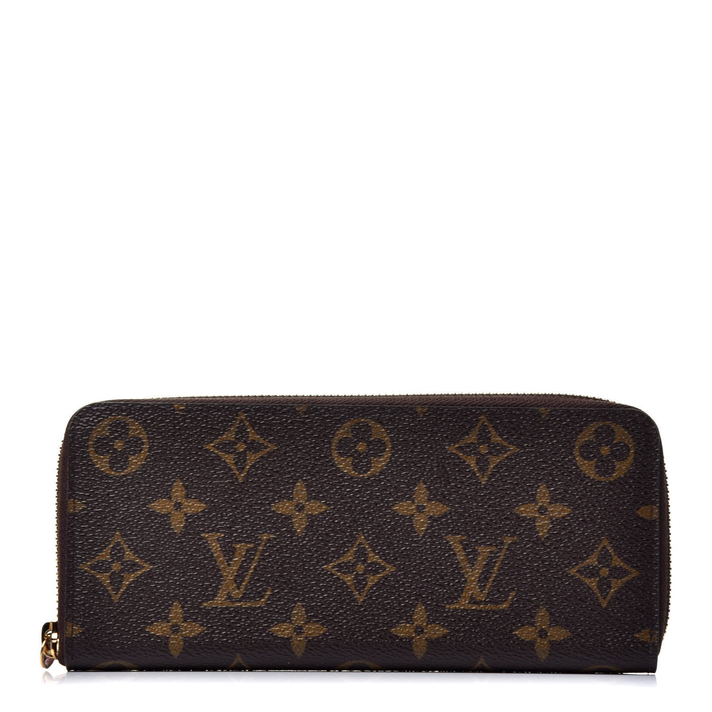 Monogram Clemence Wallet Rose Ballerine