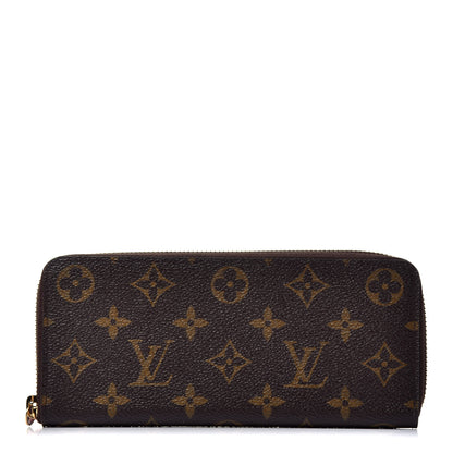 Louis Vuitton Monogram Clemence Wallet Rose Ballerine 1 of 7