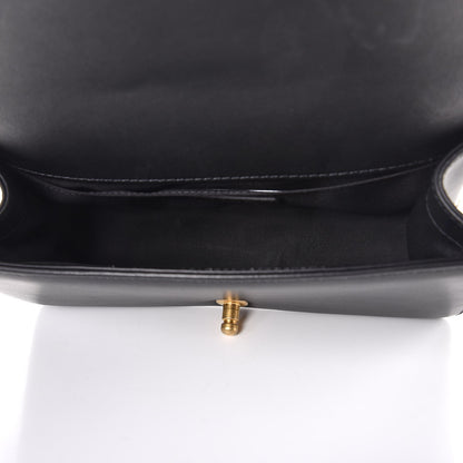 Chanel Calfskin Quilted Medium Boy Top Handle Flap Black 5 of 8