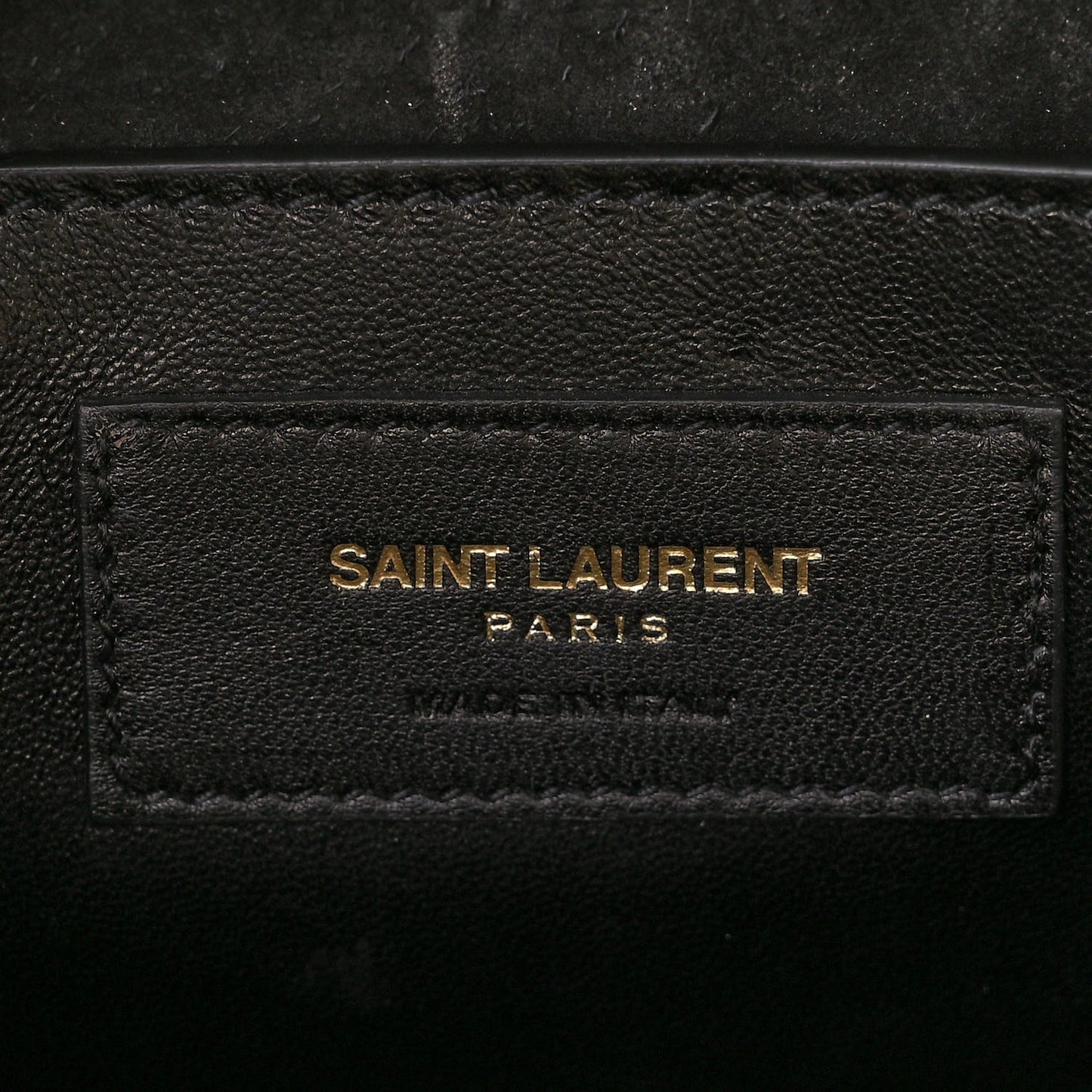 Metallic Textured Calfskin Classic Monogram Cassandre Clutch Gold