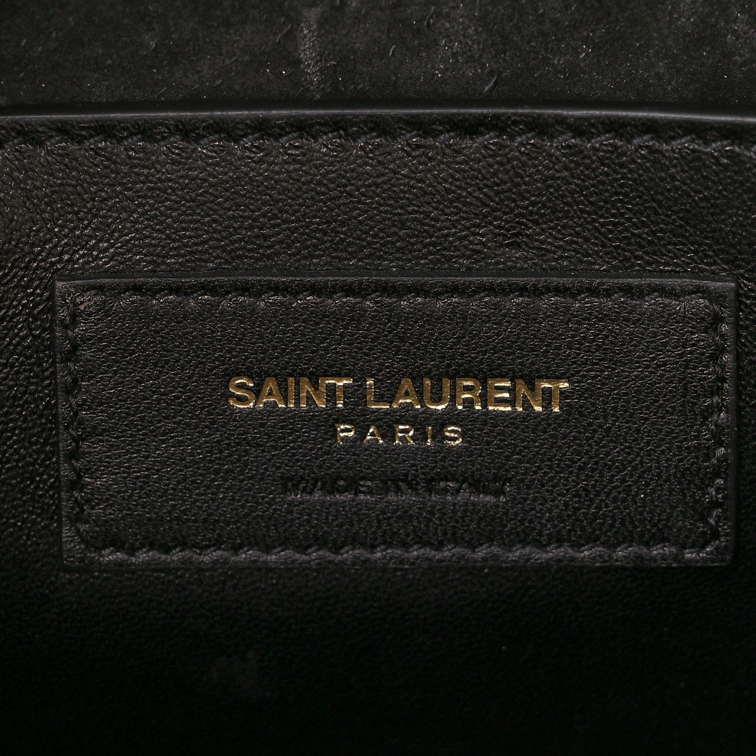 Saint Laurent Metallic Textured Calfskin Classic Monogram Cassandre Clutch Gold 6 of 11