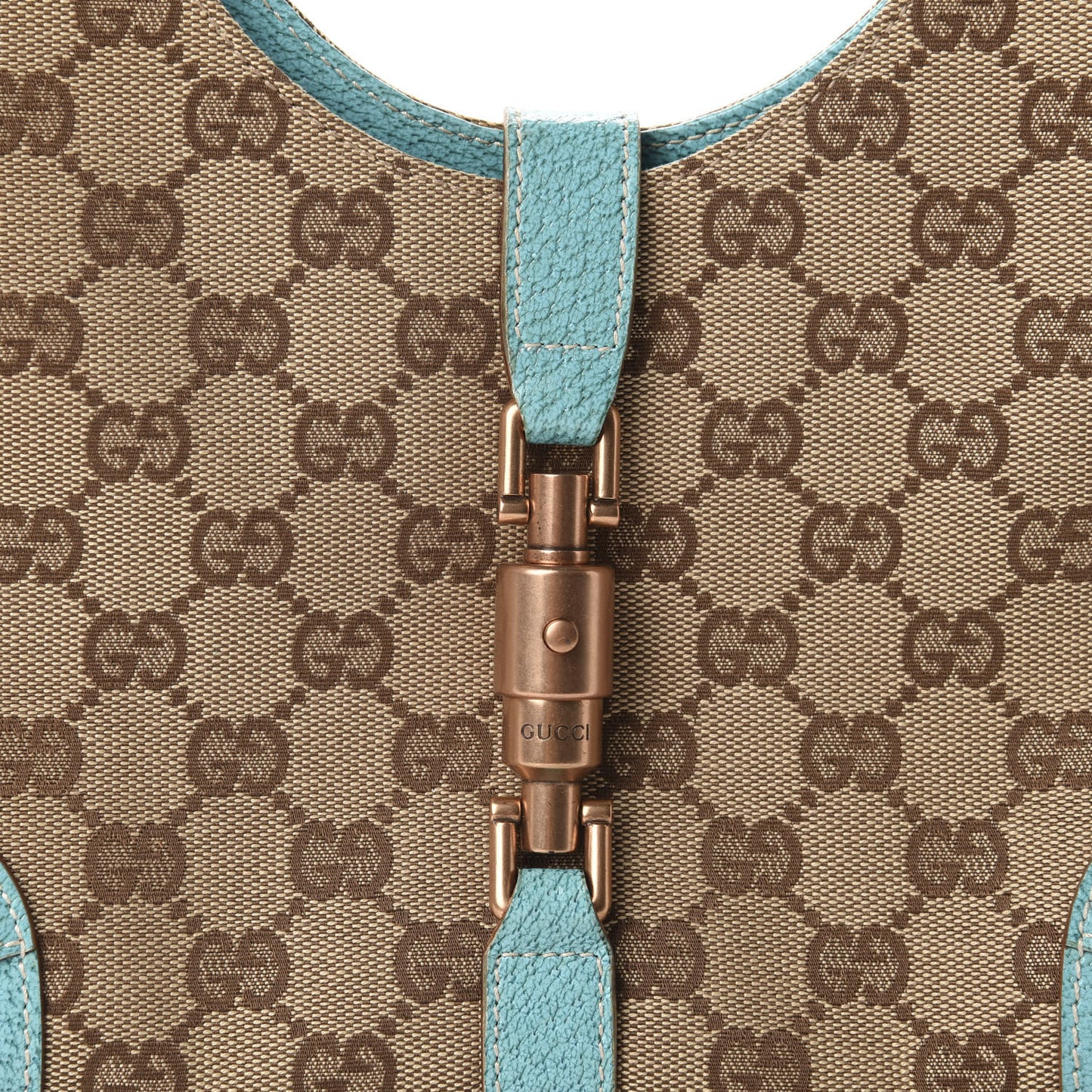 Monogram Jackie O Hobo Turquoise