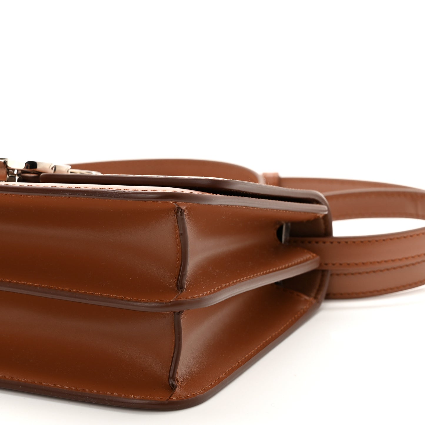 Calfskin Small TB Bag Malt Brown
