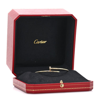 Cartier 18K Yellow Gold Small Juste Un Clou Bracelet 17 5 of 5