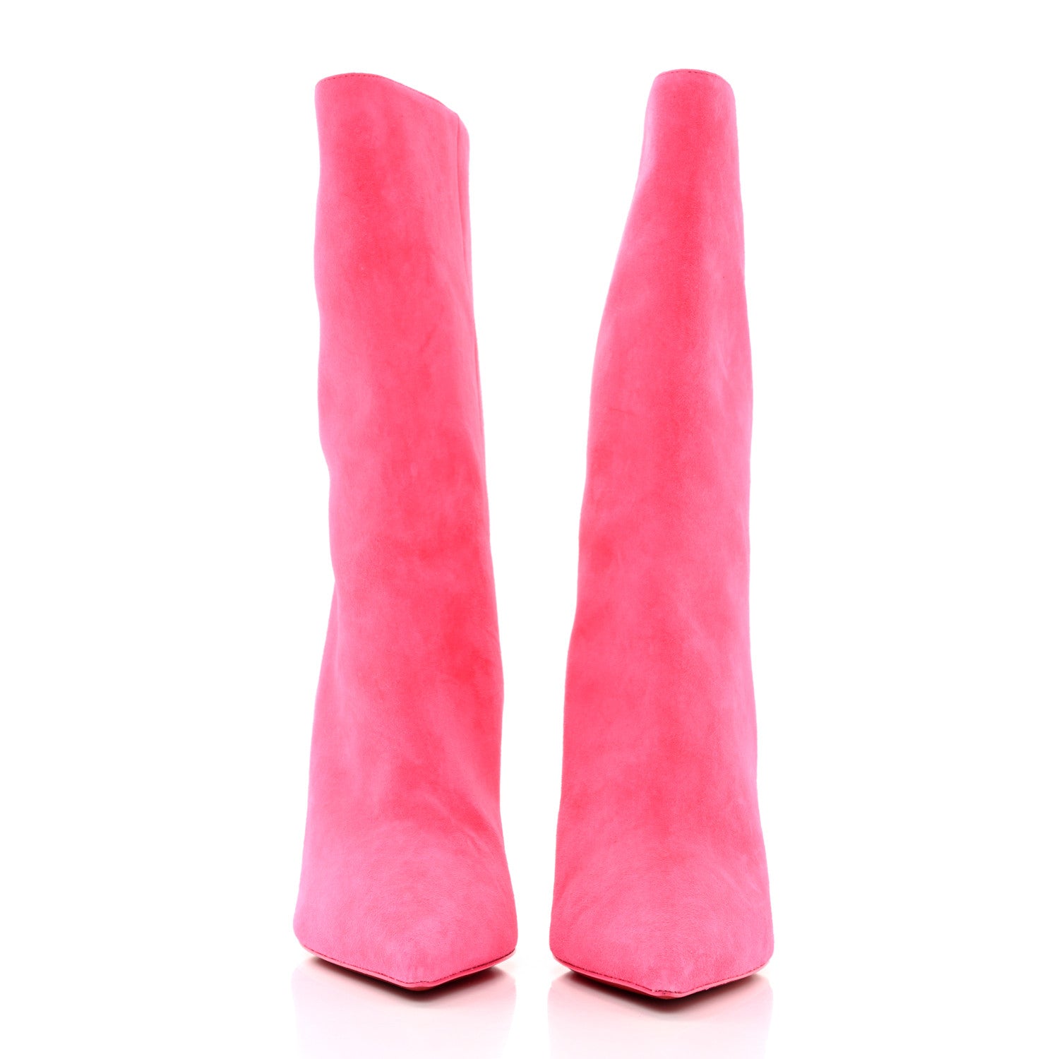 Christian Louboutin Veau Velours Astrilarge 100 Booties 38.5 Pink 2 of 11