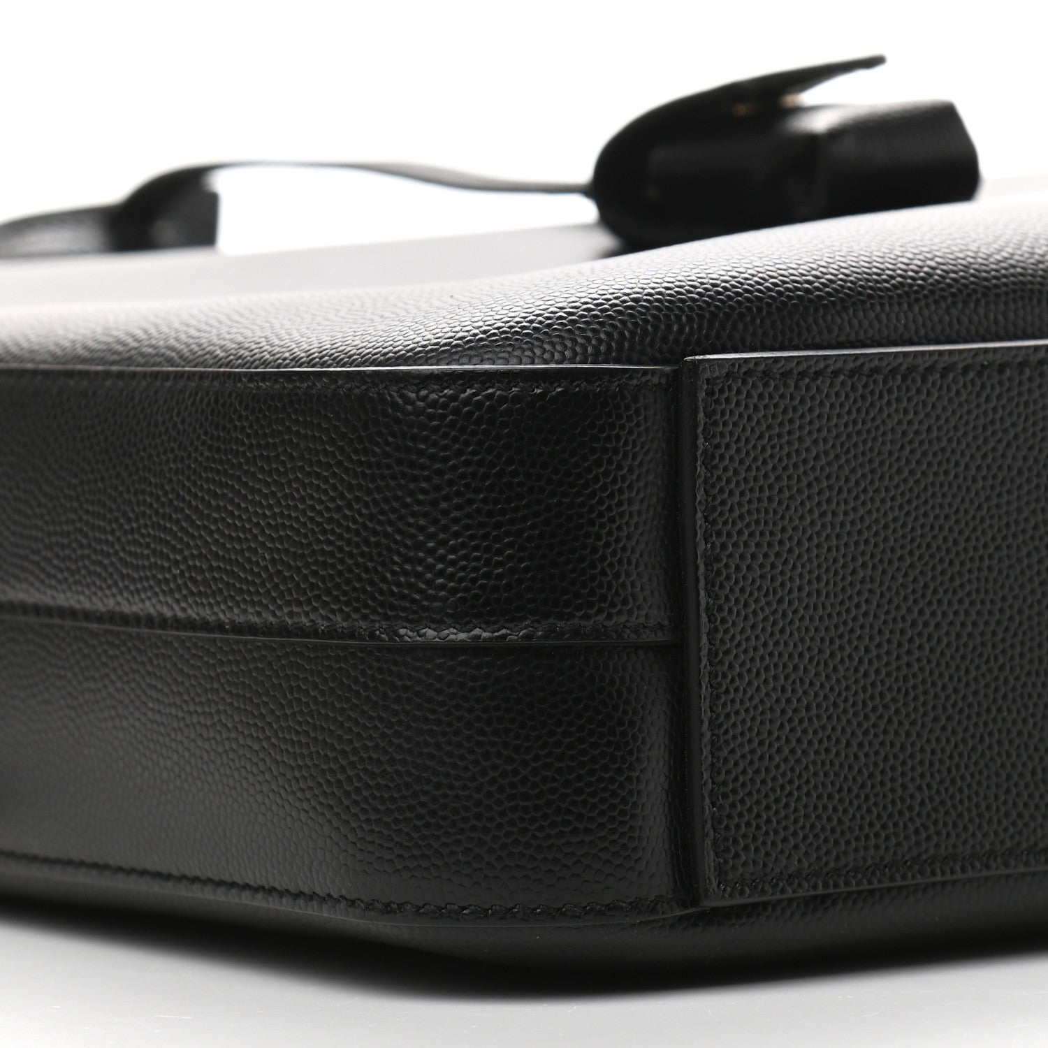 Saint Laurent Grain de Poudre Medium Museum Briefcase Black 9 of 10