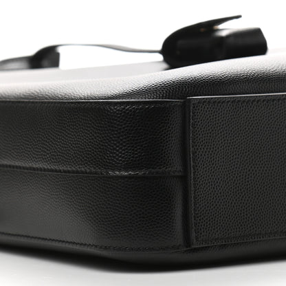 Saint Laurent Grain de Poudre Medium Museum Briefcase Black 9 of 10