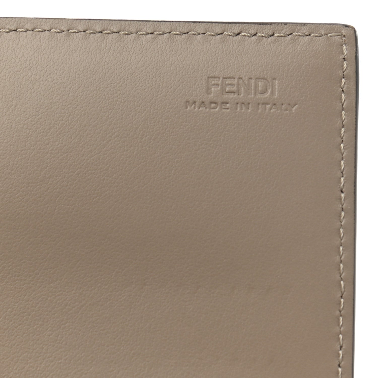 Fendi Vitello Liberty Century Lucido By The Way Continental Wallet Tortora 7 of 8