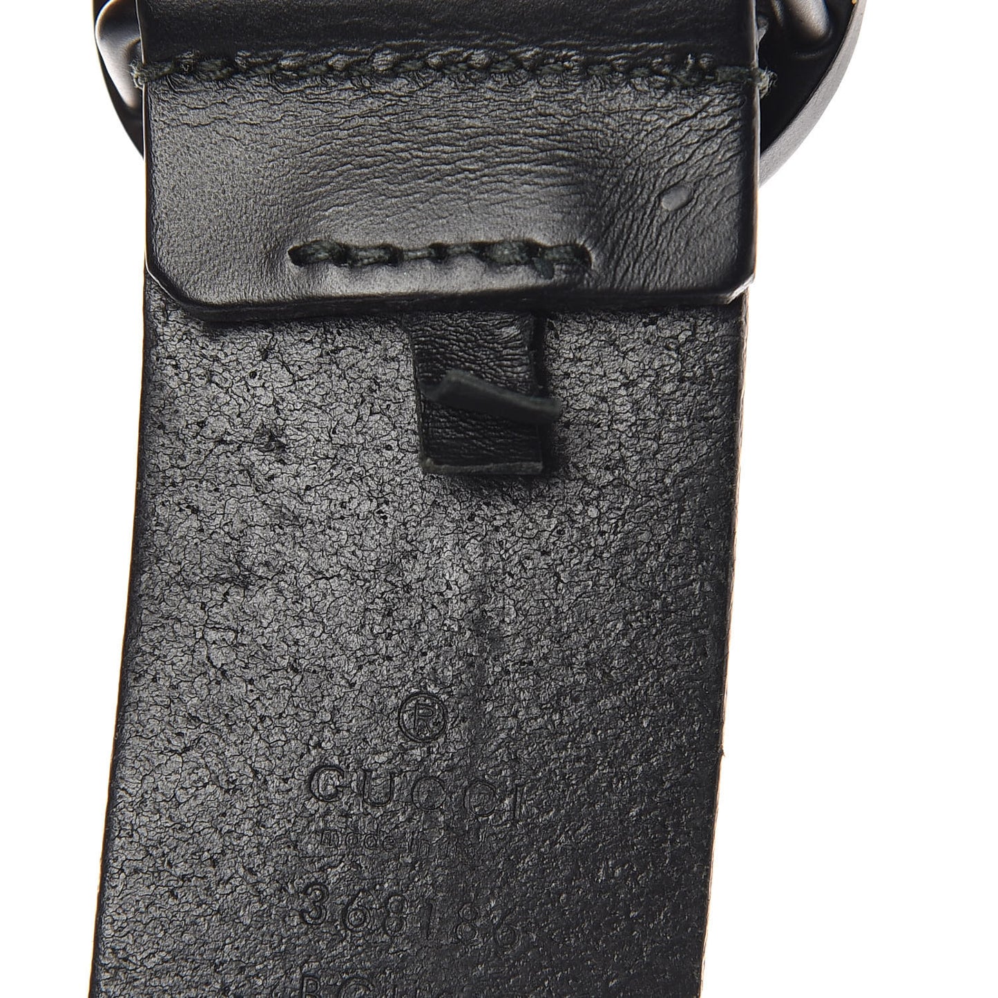 Selleria Calfskin Monochrome Interlocking G 37mm Belt 105 42 Black