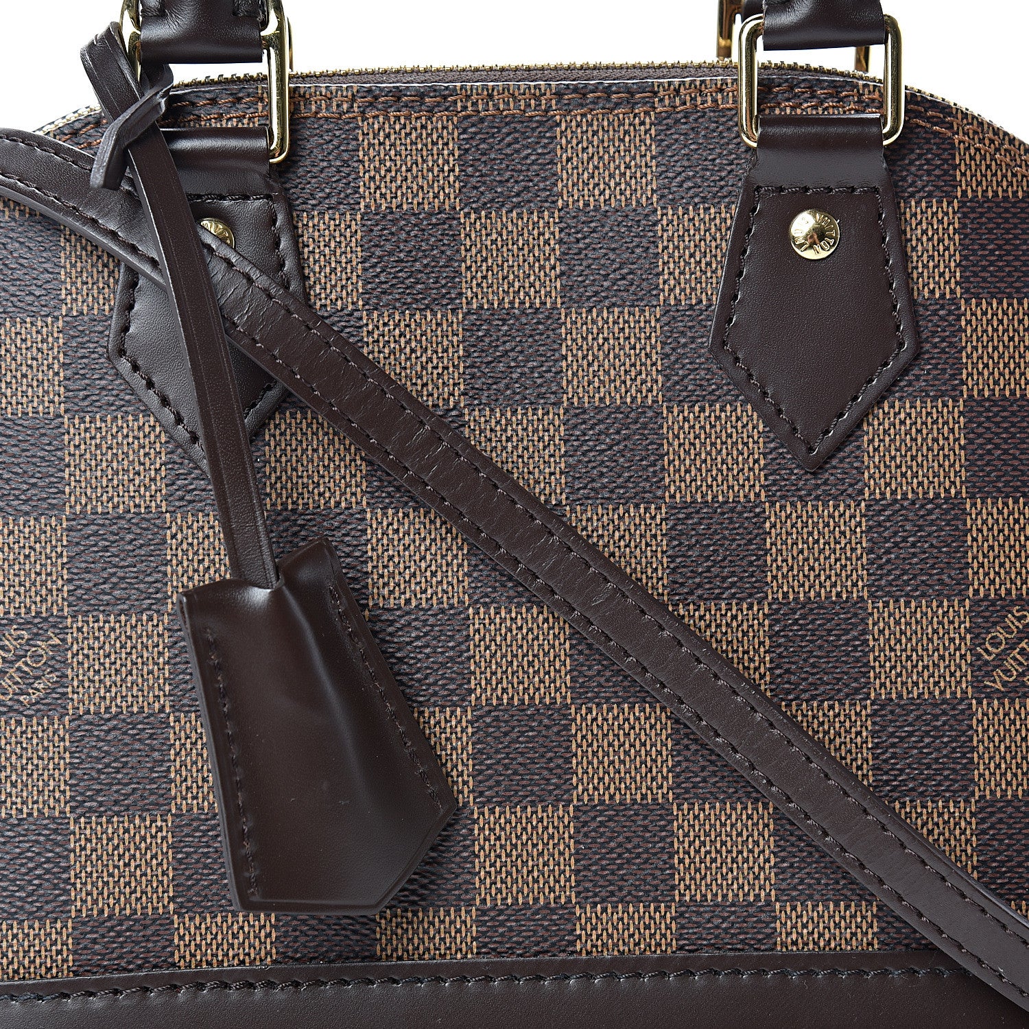 Louis Vuitton Damier Ebene Alma BB 7 of 10