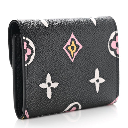 Louis Vuitton Monogram Giant Wild At Heart Rosalie Coin Purse Black 3 of 8