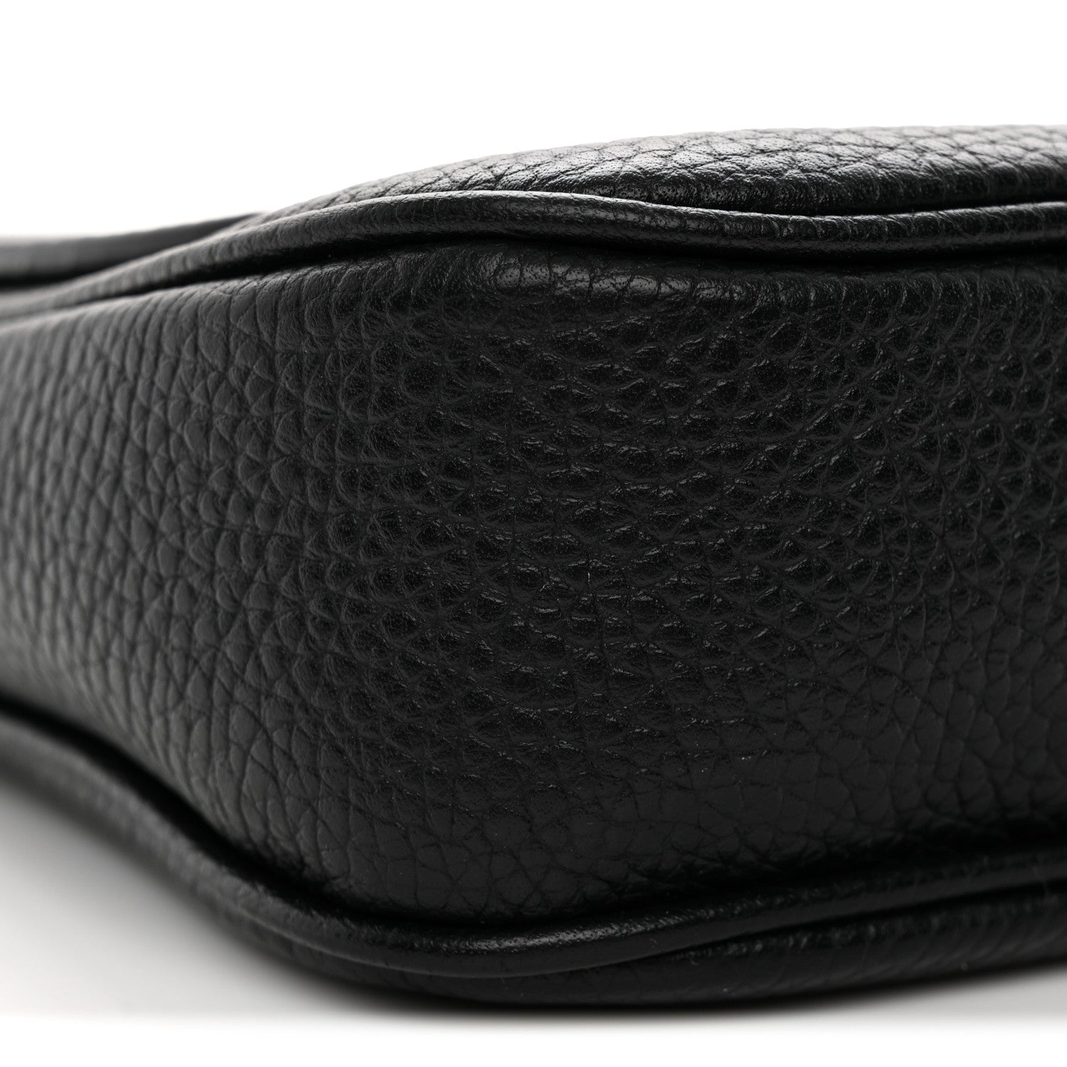 Gucci Pebbled Calfskin Medium Soho Flap Crossbody Black 9 of 12