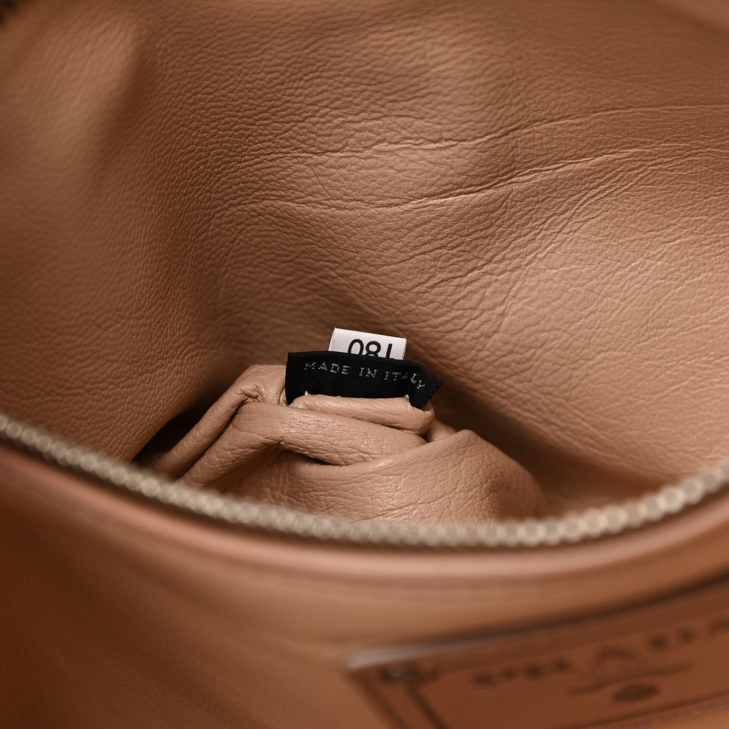 Nappa Antique Stitched Satchel Cammeo