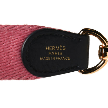Hermes Taurillon Clemence Amazone Evelyne TPM Bleu Indigo Rose D'Ete Rouge H 7 of 10