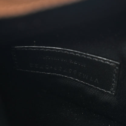 Saint Laurent Grain De Poudre Uptown Pouch Dark Beige 7 of 7