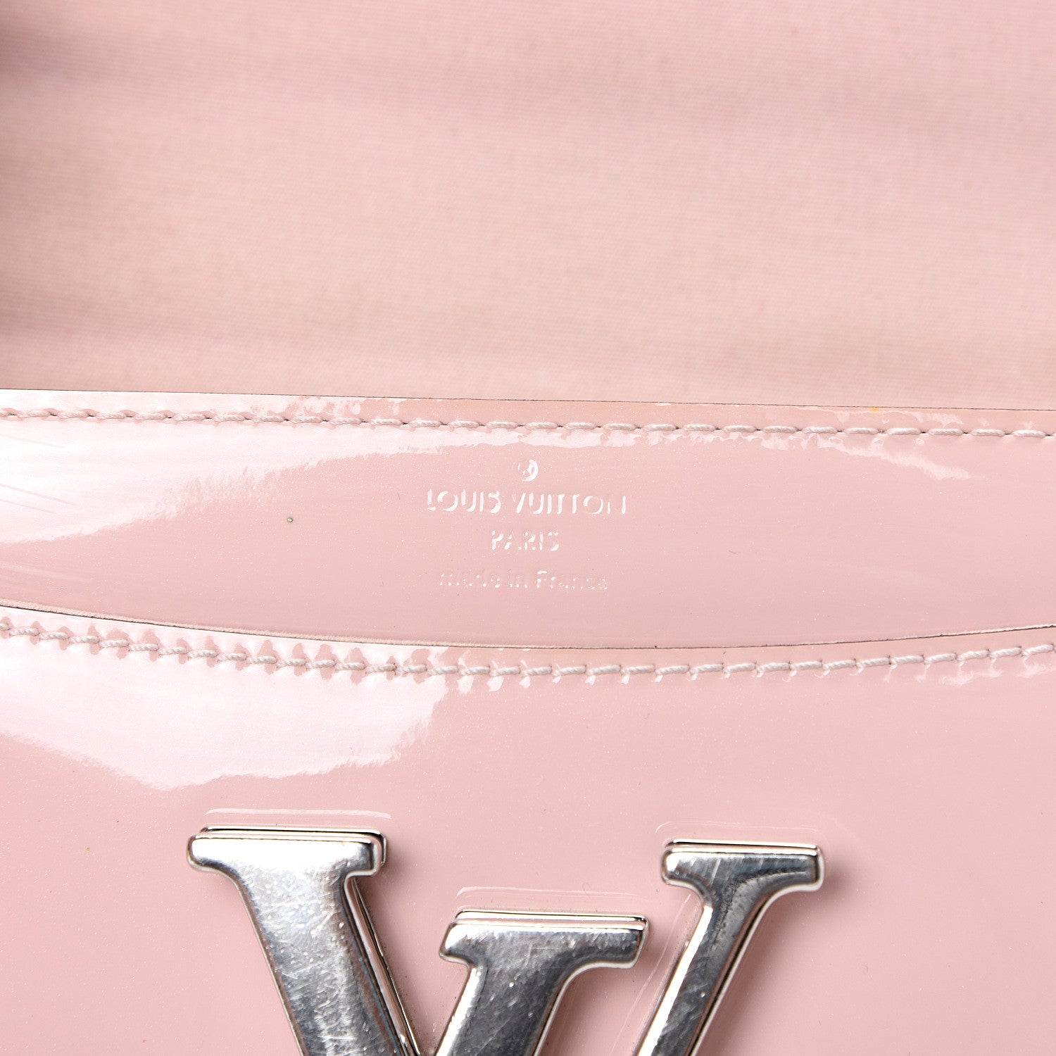Louis Vuitton Patent Chain Louise MM Rose Ballerine 5 of 18