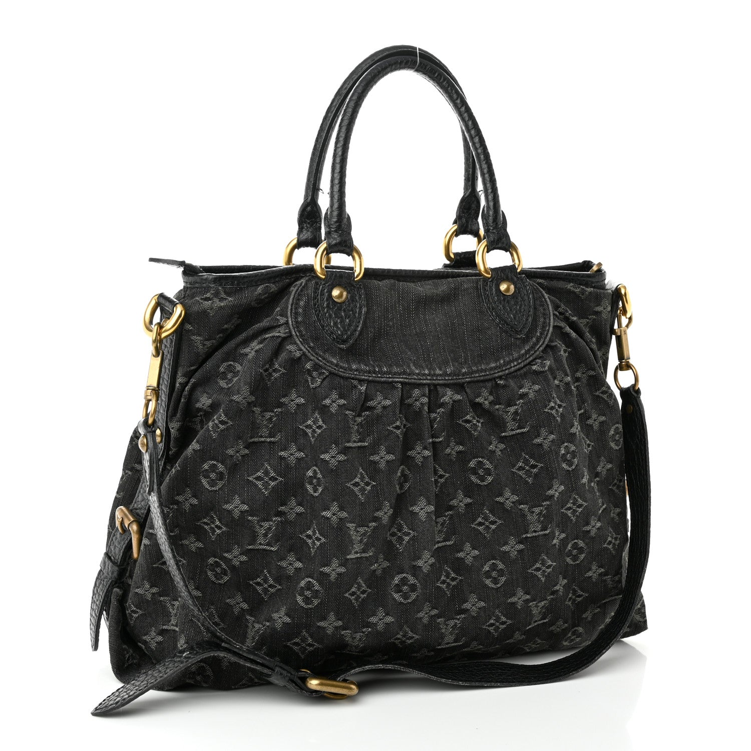 Louis Vuitton Denim Neo Cabby GM Black 2 of 10